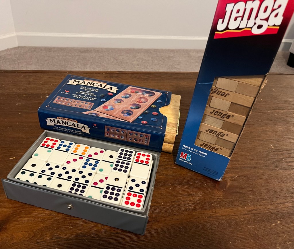 A collection of childhood games.