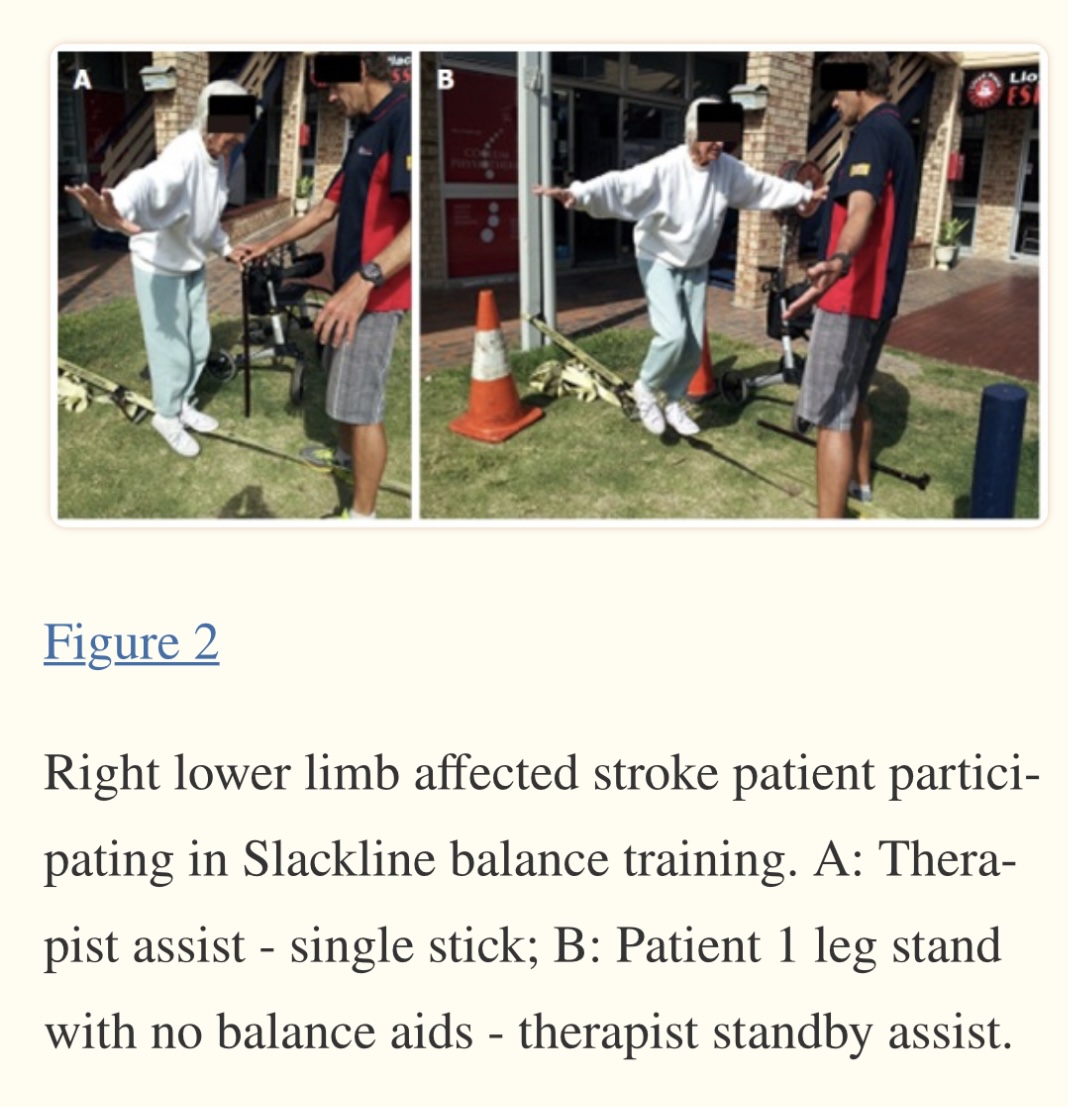 case report slacklining example