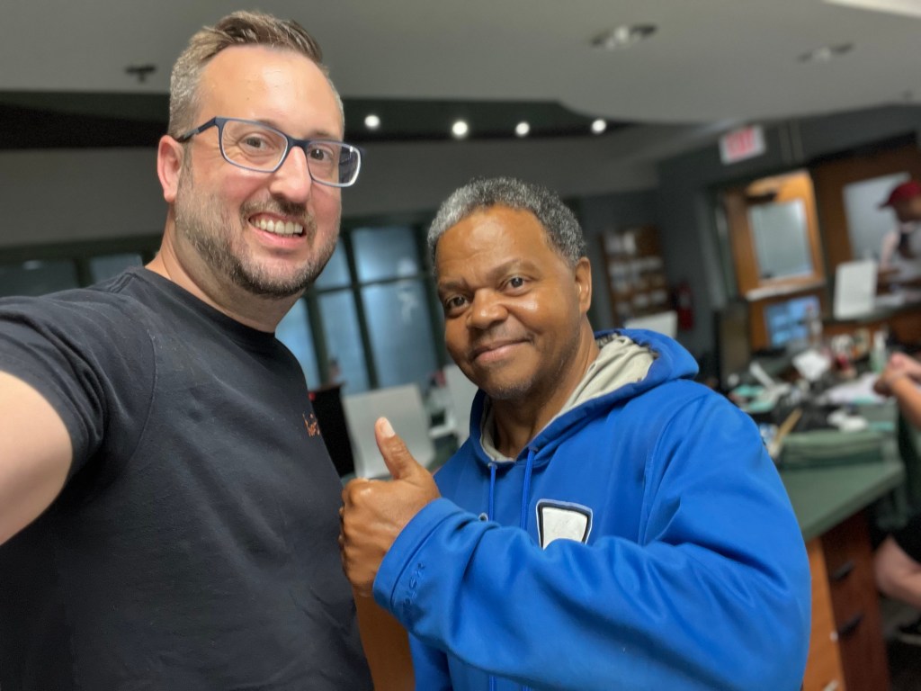 My friend, Dink, and I